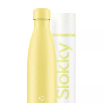 Slokky RVS drinkfles - 500 ml - verkrijgbaar in diverse kleuren - houdt dranken 12 uur warm en 24 uur koud