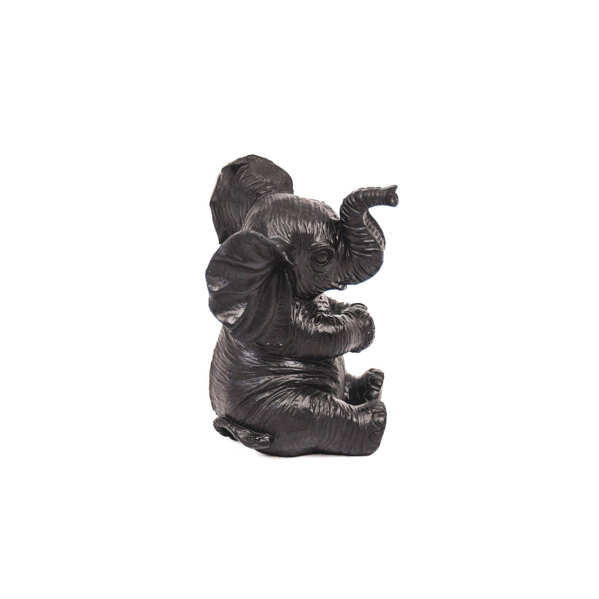 Decoratie olifant - Zwart