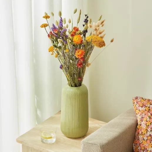 Droogbloemen boeket Orange - 50cm
