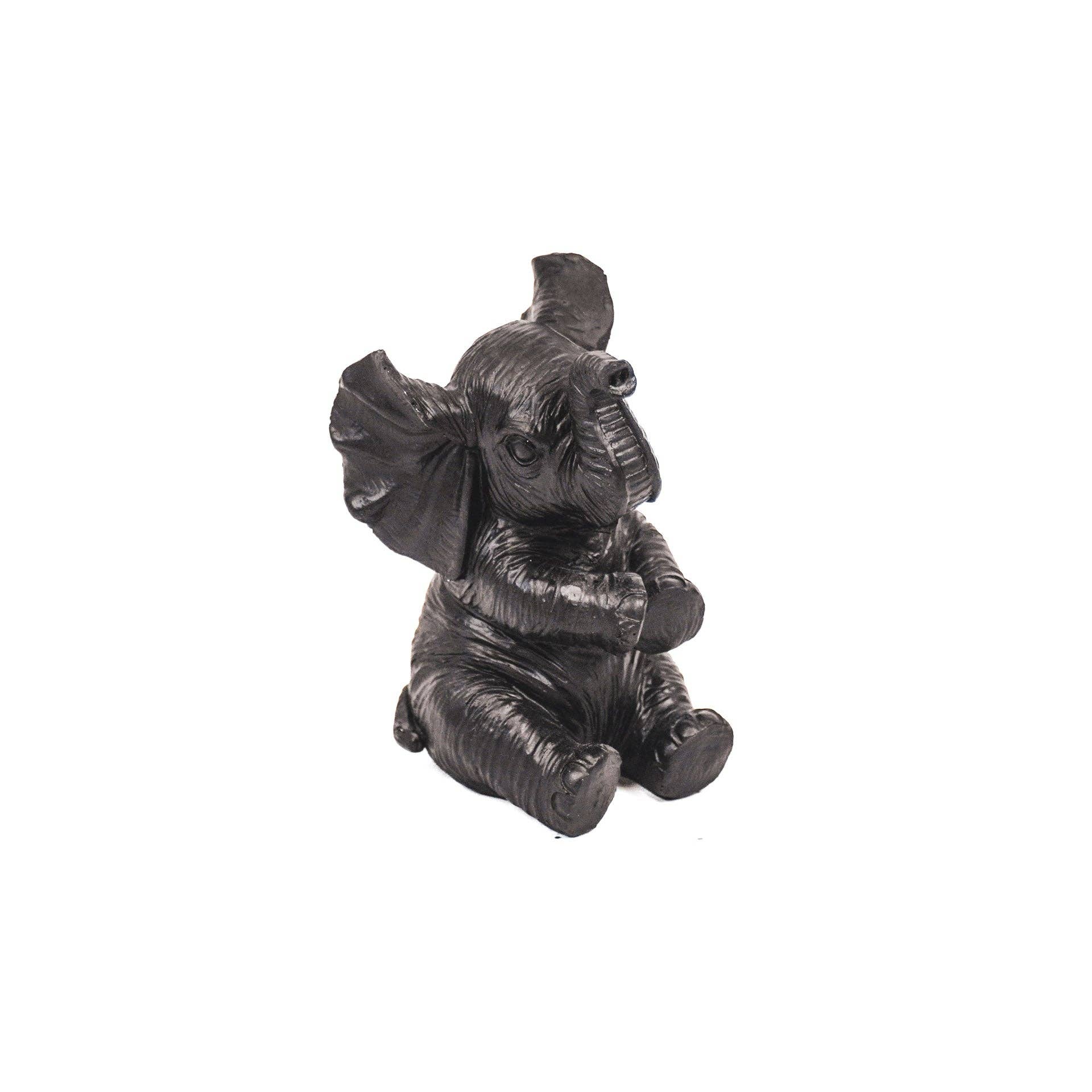 Decoratie olifant - Zwart