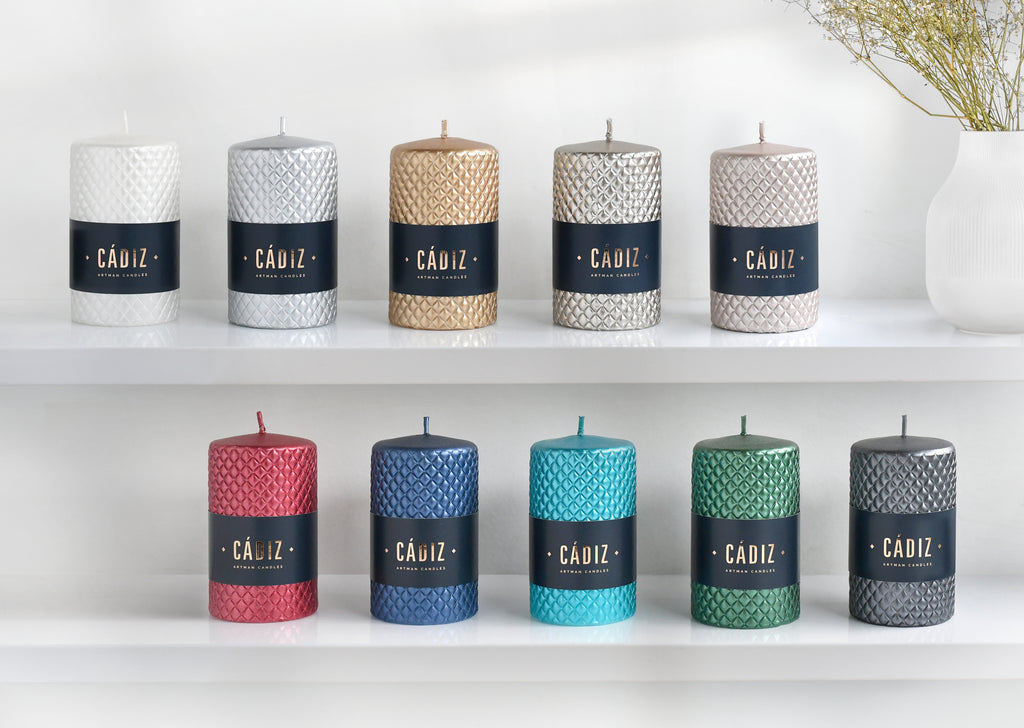 Cadiz kaarsen - Diverse afmetingen en kleuren