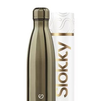 Slokky RVS drinkfles - 500 ml - verkrijgbaar in diverse kleuren - houdt dranken 12 uur warm en 24 uur koud