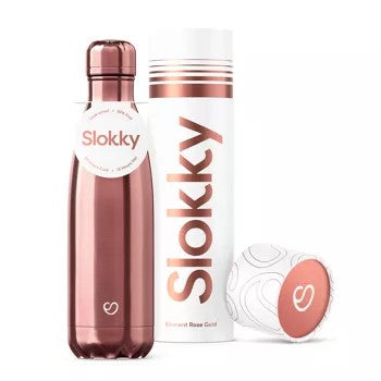 Slokky RVS drinkfles - 500 ml - verkrijgbaar in diverse kleuren - houdt dranken 12 uur warm en 24 uur koud