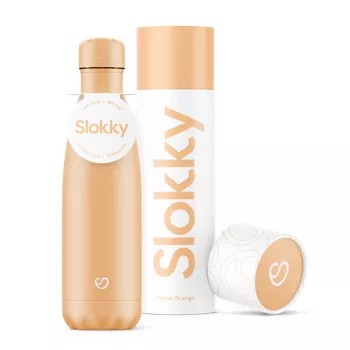 Slokky RVS drinkfles - 500 ml - verkrijgbaar in diverse kleuren - houdt dranken 12 uur warm en 24 uur koud